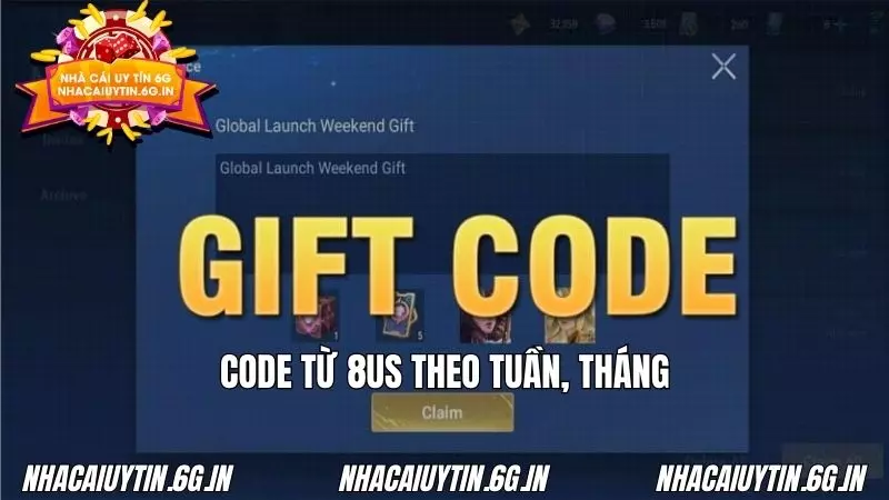 Ưu đãi tuần/tháng với mã code 8US hấp dẫn và độc đáo